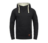 Kapuzenpullover BLEND "BHSales", Herren, Gr. S, schwarz, Sweatware, 60% Baumwolle, 40% Polyester, unifarben, regular fit, ohne Ausschnitt, eingesetzt, Pullover Kapuzenpullover, Kapuzensweatshirt mit C
