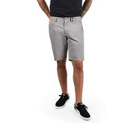 Blend BHSasuke Chino Shorts Bermuda Kurze Hose mit Eingrifftaschen Gürtelschlaufen 100% Baumwolle Regular fit, Größe:M, Farbe:Aluminium (70107)