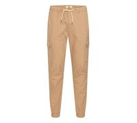 Cargohose BLEND "BHSellini", Herren, Gr. 38, Länge 34, beige braun, Web, 98% Baumwolle, 2% Elasthan, unifarben, regular fit lang, Hosen Cargohose, Klassische Cargohose (96402628-38) beige braun