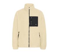 Blend BHTotti Herren Jacke Fellimitatjacke Teddy-Jacke mit Reißverschlusstaschen Brusttasche Stehkragen Label-Details Regular fit, Farbe: Oatmeal (130401), Größe: L