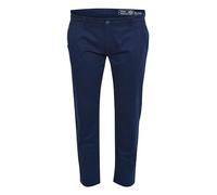 Blend BHTromp Herren Chino Hose Big & Tall Stoffhose Große Größen bis 6XL mit Eingrifftaschen Baumwollmischung Regular fit, Größe:44/32, Farbe:Dress Blues (194024)