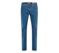 Relaxhose BLEND "BHTwister fit", Herren, Gr. 32, Länge 32, denim middle blau, Jeans, 99% Baumwolle, 1% Elasthan, regular fit normal, Hosen Relaxhose, Klassische Regular-fit-Jeans (38190614-32) denim m
