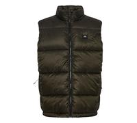 Steppweste BLEND "BHVest", Herren, Gr. M, forest night, 100% Polyester, unifarben, Basic, regular fit normal, Westen Steppweste, Stilvolle Basic Steppweste mit Taschen und Patch (79487669-M) forest ni