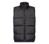 Blend BHVest Herren Weste Steppweste Outdoor Weste mit Reißverschlusstaschen Stehkragen Regular fit, Größe:3XL, Farbe:Black (194007)