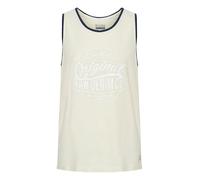 Blend BHWalex Herren Tank Top Sport-Shirt Muscle-Shirt mit Print 100% Baumwolle Regular fit, Größe:2XL, Farbe:Bone White (70016)