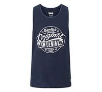 Blend BHWalex Herren Tank Top Sport-Shirt Muscle-Shirt mit Print 100% Baumwolle Regular fit, Größe:M, Farbe:Navy (70230)