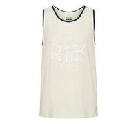 Blend BHWalex Herren Tank Top Sport-Shirt Muscle-Shirt mit Print 100% Baumwolle Regular fit, Größe:M, Farbe:Bone White (70016)