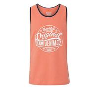 Blend BHWalex Herren Tank Top Sport-Shirt Muscle-Shirt mit Print 100% Baumwolle Regular fit, Größe:S, Farbe:Coral Sea Red (73828)