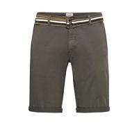 Blend Bruno Herren Chino Shorts Bermuda Kurze Hose Mit Gürtel Regular Fit, Größe:XXL, Farbe:Granite (70147)