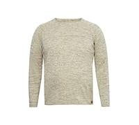 Blend BT Dan Strickpullover Herren Big & Tall Feinstrickpullover Pullover Große Größen bis 6XL, Größe:6XL, Farbe:Bone White (120105)