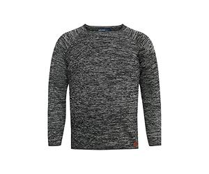 Blend BT Dan Strickpullover Herren Big & Tall Feinstrickpullover Pullover Große Größen bis 6XL, Größe:4XL, Farbe:Black (194007)