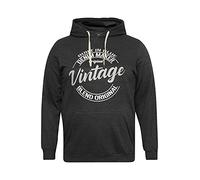 Blend BT Tobias Hoodie Herren Big & Tall Kapuzenpullover Vintage Pullover mit Kapuze Große Größen bis 6XL, Größe:3XL, Farbe:Charcoal Mix (200278)