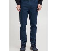 Chinohose BLEND "BHNewbury", Herren, Gr. 36, Länge 34, marineblaus, Web, 53% Baumwolle, 44% Polyester, 3% Elasthan, unifarben, regular fit normal, Hosen Chinohose, Stilvolle Chinohose (75307546-36) ma