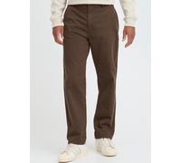 Chinohose BLEND "BHNATAN", Herren, Gr. 28, Länge 34, slate schwarz, Twill, 98% Baumwolle, 2% Elasthan, unifarben, Basic, weit normal, Hosen, Stylische Stoffhose mit Taschen (64207459-28) slate schwarz