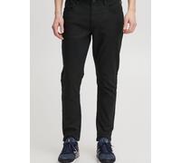Chinohose BLEND "BHNewbury", Herren, Gr. 29, Länge 34, schwarz, Web, 53% Baumwolle, 44% Polyester, 3% Elasthan, unifarben, regular fit normal, Hosen Chinohose, Stilvolle Chinohose (15350919-29) schwar