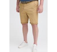 Chinoshorts BLEND "BHBBruno", Herren, Gr. 5XL, US-Größen, sand braun, Web, 97% Baumwolle, 3% Elasthan, unifarben, regular fit normal, Hosen Chinoshorts, Stilvolle Chino Short in großen Größen (1381943