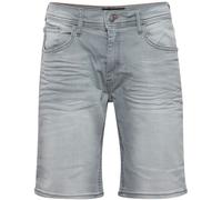 Shorts BLEND "BHTWISTER-denimshorts", Herren, Gr. M, N-Gr, denim lightgrau, 23, Web, Obermaterial: 98% Baumwolle, 2% Elasthan, Abriebeffekte, modisch, regular fit knielang, Hosen (47547162-M) denim li