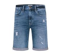 Blend Deniz Herren Jeans Shorts Kurze Denim Hose Mit Destroyed-Optik Aus Stretch-Material Regular Fit, Größe:3XL, Farbe:Denim Lightblue (76200)