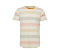 Blend Efkin Herren T-Shirt Kurzarm Shirt Mit Streifen Und Rundhalsausschnitt, Größe:M, Farbe:Jaffa Orange (72514)