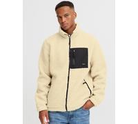Fellimitatjacke BLEND "BHTotti", Herren, Gr. XL, oatmeal, 100% Polyester, unifarben, Basic, regular fit normal, normaler offener Saum, Jacken, Kuschelige Teddyjacke mit Taschen (13325319-XL) oatmeal