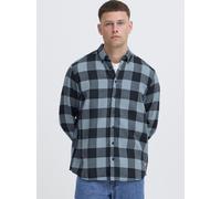 BLEND Flanellhemd Herren Regular Fit Baumwolle blau, XXL