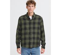 BLEND Flanellhemd Herren Regular Fit Baumwolle grün, XXL
