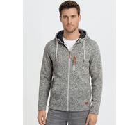 BLEND Fleecejacke Herren grau, L
