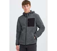 BLEND Fleecejacke Herren grau, L