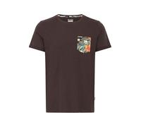 Blend Florens Herren T-Shirt Kurzarm Shirt mit Print und Rundhalsausschnitt, Größe:M, Farbe:Phantom Grey (70010)