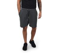 Shorts BLEND "BHFolko", Herren, Gr. L, US-Größen, charcoal, Sweatware, 60% Baumwolle, 40% Polyester, unifarben, regular fit kurz, Hosen Shorts, Gemütliche Sweat Shorts mit Taschen (31328727-L) charcoa
