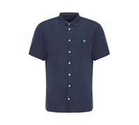 Blend He BHShirt Herren Kurzarmhemd Hemd Herrenhemd Hemdkragen 100% Viskose Regular fit, Größe:3XL, Farbe:Dress Blues (194024)