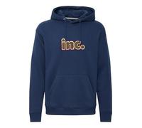 Blend He BHSweatshirt Herren Kapuzenpullover Hoodie Pullover mit Kapuze mit Kordelzug Stickerei Regular fit, Größe:L, Farbe:Dress Blues (194024)