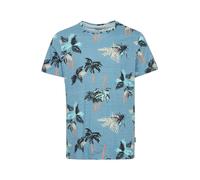 Blend He BHTee Herren T-Shirt Shirt Rundhals 100% Baumwolle (Bio) Regular fit, Größe:XL, Farbe:Captain's Blue (184020)