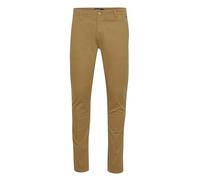 Chinohose BLEND "BHNatan", Herren, Gr. 32, Länge 34, sand braun, Web, 98% Baumwolle, 2% Elasthan, unifarben, schmal normal, Hosen Chinohose, Chinohose Slim Fit mit Gürtelschlaufen (54784846-32) sand b