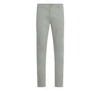 Chinohose BLEND "BHNatan", Herren, Gr. 33, Länge 30, grau (monument), Web, 98% Baumwolle, 2% Elasthan, unifarben, schmal normal, Hosen Chinohose, Stoffhose mit normalem Bund und schmalem Beinen - Slim