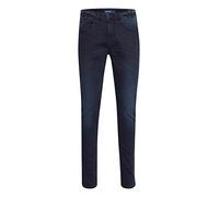 Slim-fit-Jeans BLEND "BHJet", Herren, Gr. 29, Länge 32, dunkelblau, Jeans, 99% Baumwolle, 1% Elasthan, unifarben, slim fit normal, Jeans Slim-fit-Jeans, Modische Slim-Fit-Jeans mit niedriger Bundhöhe 