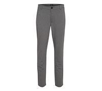 Sweathose BLEND "BHNapa", Herren, Gr. 29, Länge 32, pewter mix, 75% Polyester, 20% Viskose, 5% Elasthan, unifarben, regular fit normal, Hosen, SweatChinohose mit Gürtelschlaufen (50197009-29) pewter m