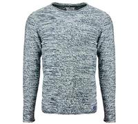 Blend Herren Pullover feiner Strickpullover, Farbe:Jungle Green;Größe:M