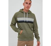 Kapuzenpullover BLEND "BHSweatshirt", Herren, Gr. S, winter moss, Sweatware, 60% Baumwolle, 40% Polyester, gestreift, regular fit hüftlang, ohne Ausschnitt, Pullover Kapuzenpullover, Lässiger Hoodie m