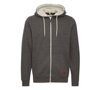 Kapuzenpullover BLEND "BHHulker", Herren, Gr. XXL, charcoal mix teddy, Sweatware, 60% Baumwolle, 40% Polyester, unifarben, regular fit, ohne Ausschnitt, eingesetzt, Pullover Kapuzenpullover, Sweatshir