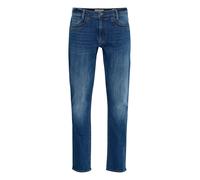 5-Pocket-Hose BLEND "BHBlizzard", Herren, Gr. 33, Länge 32, denim dunkelblau25, Jeans, 98% Baumwolle, 2% Elasthan, unifarben, regular fit normal, Hosen 5-Pocket-Hose, Stilvolle Regular-Fit-Jeans (5226
