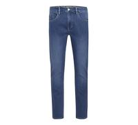 Relaxhose BLEND "BHTWISTER JOGG SLIM FIT JEANS NOOS", Herren, Gr. 30, Länge 32, denim middle blau, Denim/Jeans, 82% Baumwolle, 16% Polyester, 2% Elasthan, unifarben, Basic, regular fit lang, Hosen Rel