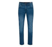 Relaxhose BLEND "BHTwister", Herren, Gr. 31, Länge 34, denim middle blau, Jeans, 81% Baumwolle, 17% Polyester, 2% Elasthan, unifarben, regular fit lang, Hosen Relaxhose, Stilvolle Regular-Fit-Jeans (4