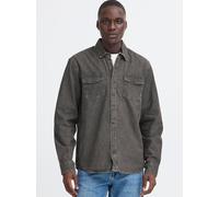 BLEND Jeanshemd Herren Regular Fit Baumwolle grau, XXL