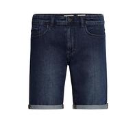 Blend Joel Herren Jeans Shorts Kurze Denim Hose mit leichtem Stretchanteil, Größe:L, Farbe:Denim Darkblue (76207)