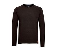 Blend John Herren Strickpullover Feinstrick Pullover Mit Rundhals Und Melierung Aus 100% Baumwolle, Größe:S, Farbe:Black (70155)