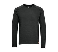 Blend John Herren Strickpullover Feinstrick Pullover Mit Rundhals Und Melierung Aus 100% Baumwolle, Größe:L, Farbe:Navy (70230)