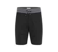 Blend Julio Herren Sweatshorts Kurze Hose Sport- Shorts aus hochwertiger Baumwollmischung Meliert, Größe:M, Farbe:Black (70155)