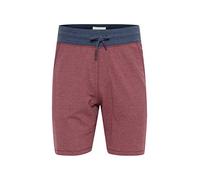 Sweatshorts BLEND "BHJulio", Herren, Gr. L, US-Größen, zinfandel, Sweatware, 75% Baumwolle, 25% Polyester, unifarben, regular fit kurz, Hosen Sweatshorts, Kurze Hose mit kontrastfarbenen Bund (7928474