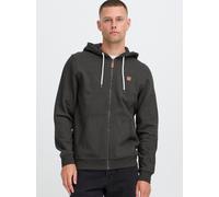Kapuzensweatjacke BLEND "Kapuzenfleecejacke BHPoelle", Herren, Gr. L, grau (charcoal mix), Obermaterial: 60% Baumwolle CO. 40% Polyester PES., Sweatjacken (66721850-L) charcoal mix